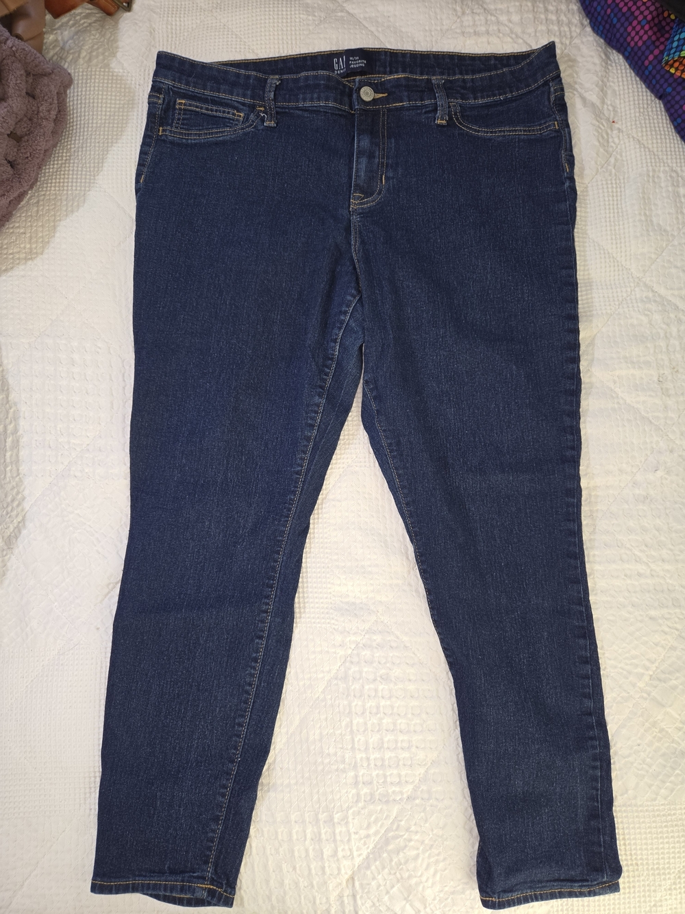 GAP Womens Dark Blue Favorite Jegging Jeans
